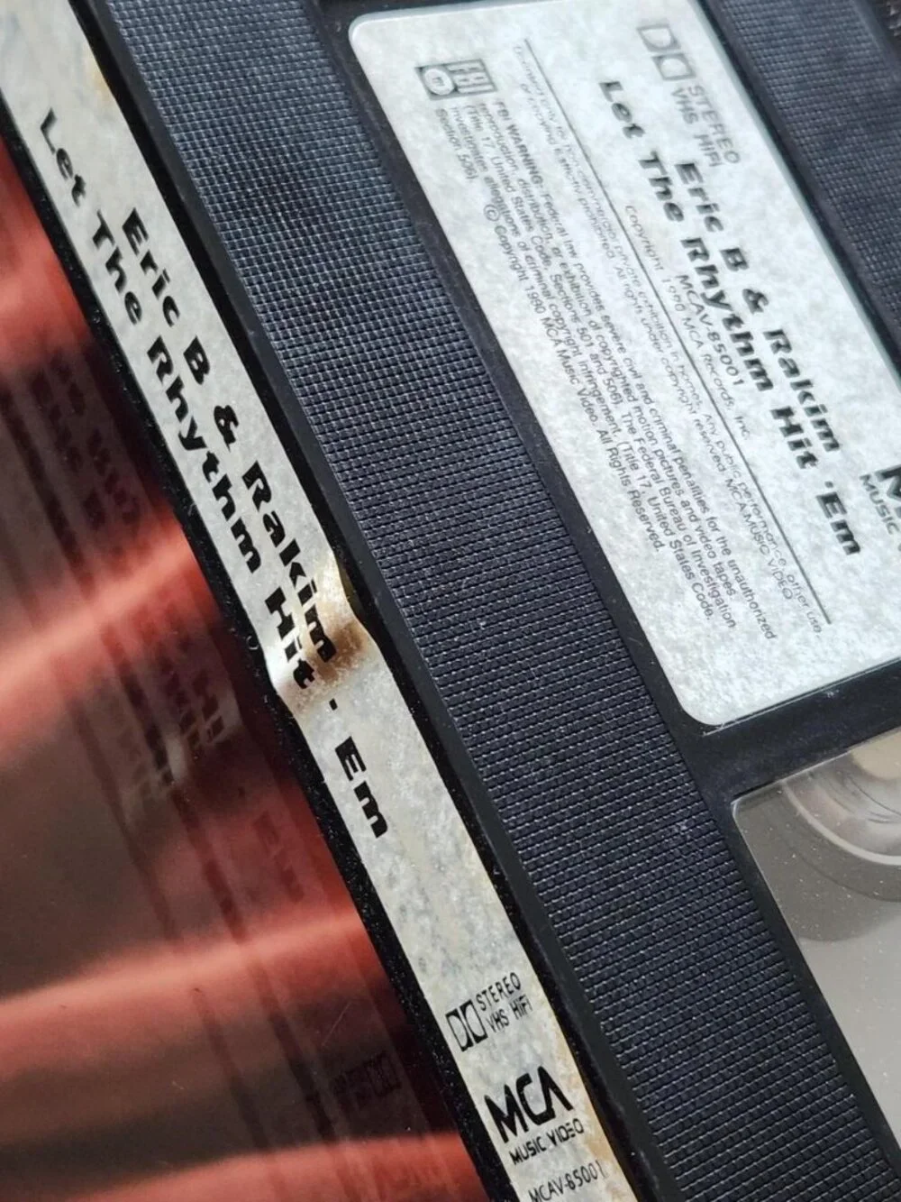 Eric B. & Rakim - Let The Rhythm Hit 'Em - VHS